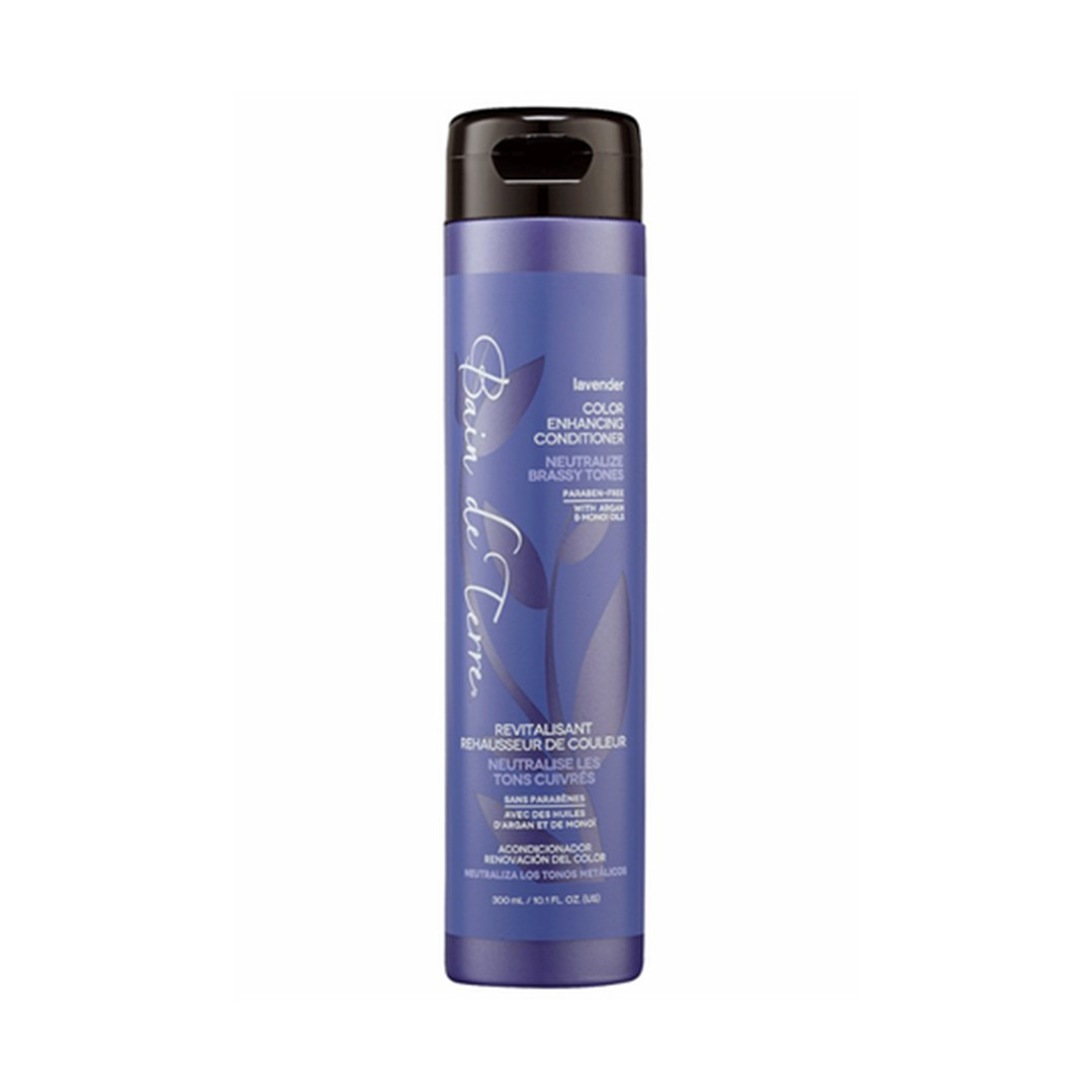 BAIN DE TERRE LAVANDER COLOR ENHANCING CONDITIONER NEUTRALIZE BRASSY TONES 13.5 OZ