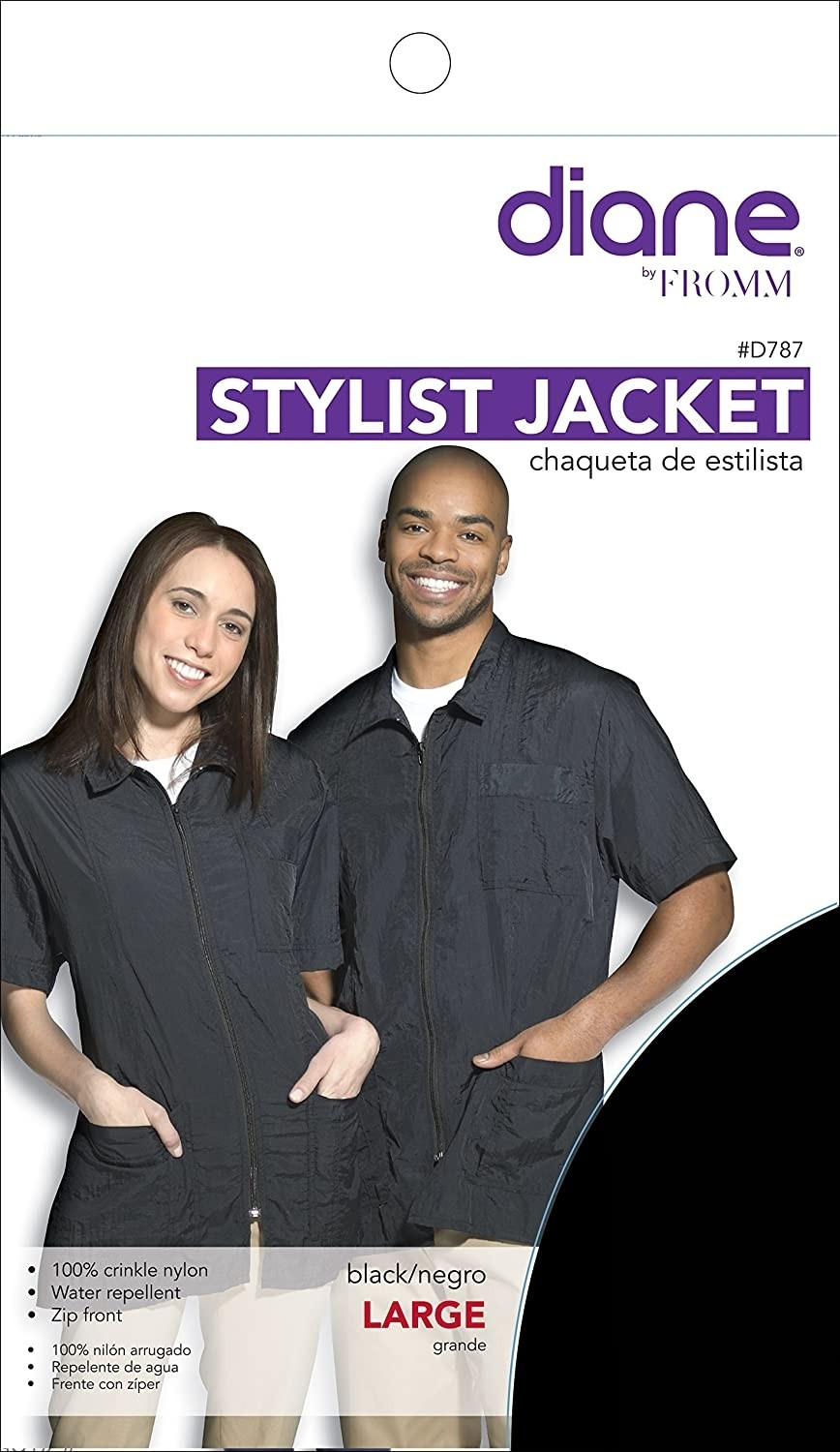 CHAQUETA ESTILISTA NEGRO LARGE