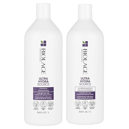 MATRIX BIOLAGE ULTRA HYDRA SOURCE SHAMPOO CONDITIONER COMBO LITRO
