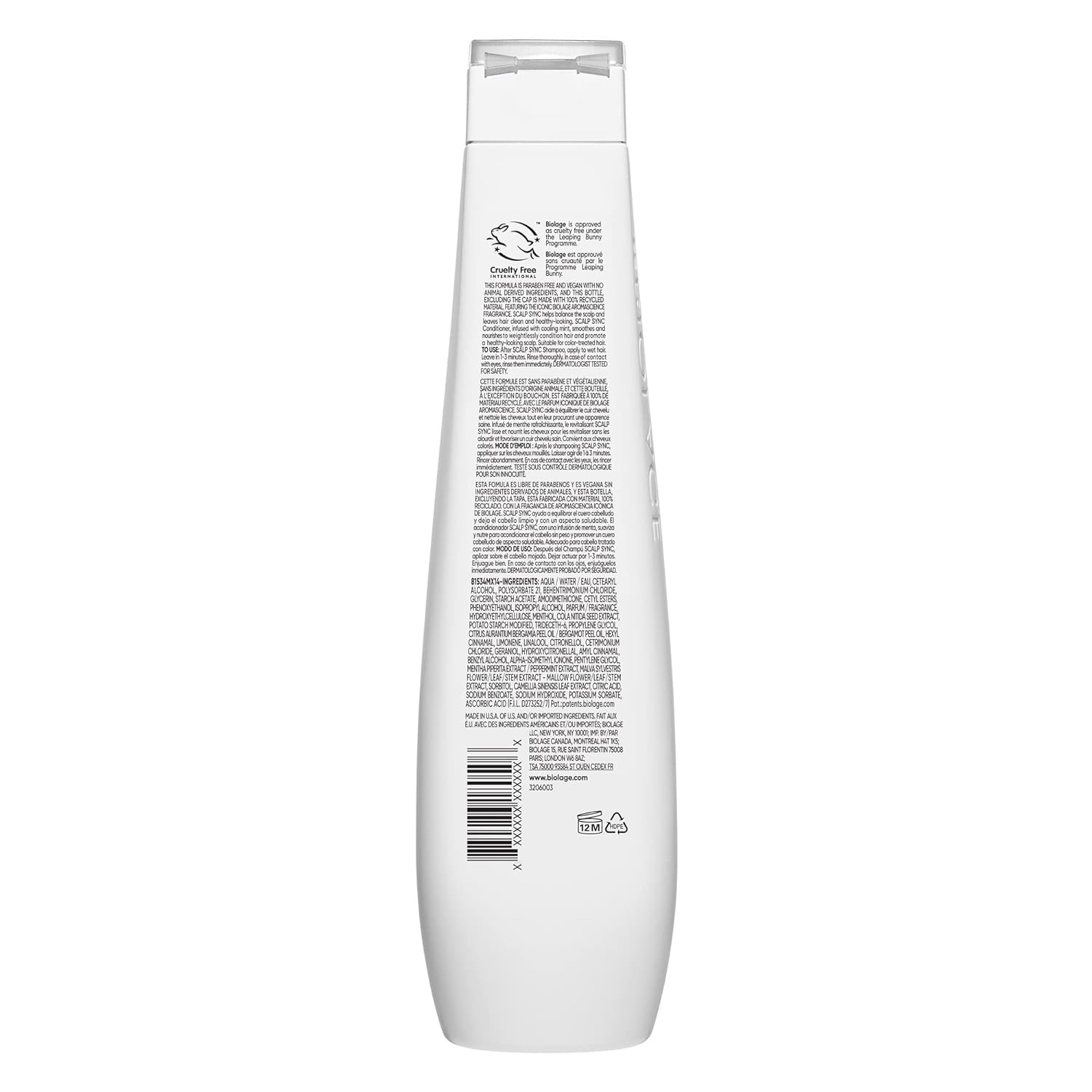 MATRIX BIOLAGE COOL MINT CONDITIONER 400 ML