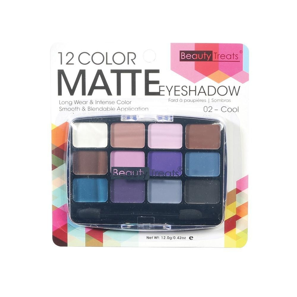 12 COLOR MATTE EYE SHADOW 02 - COOL 0.42 OZ