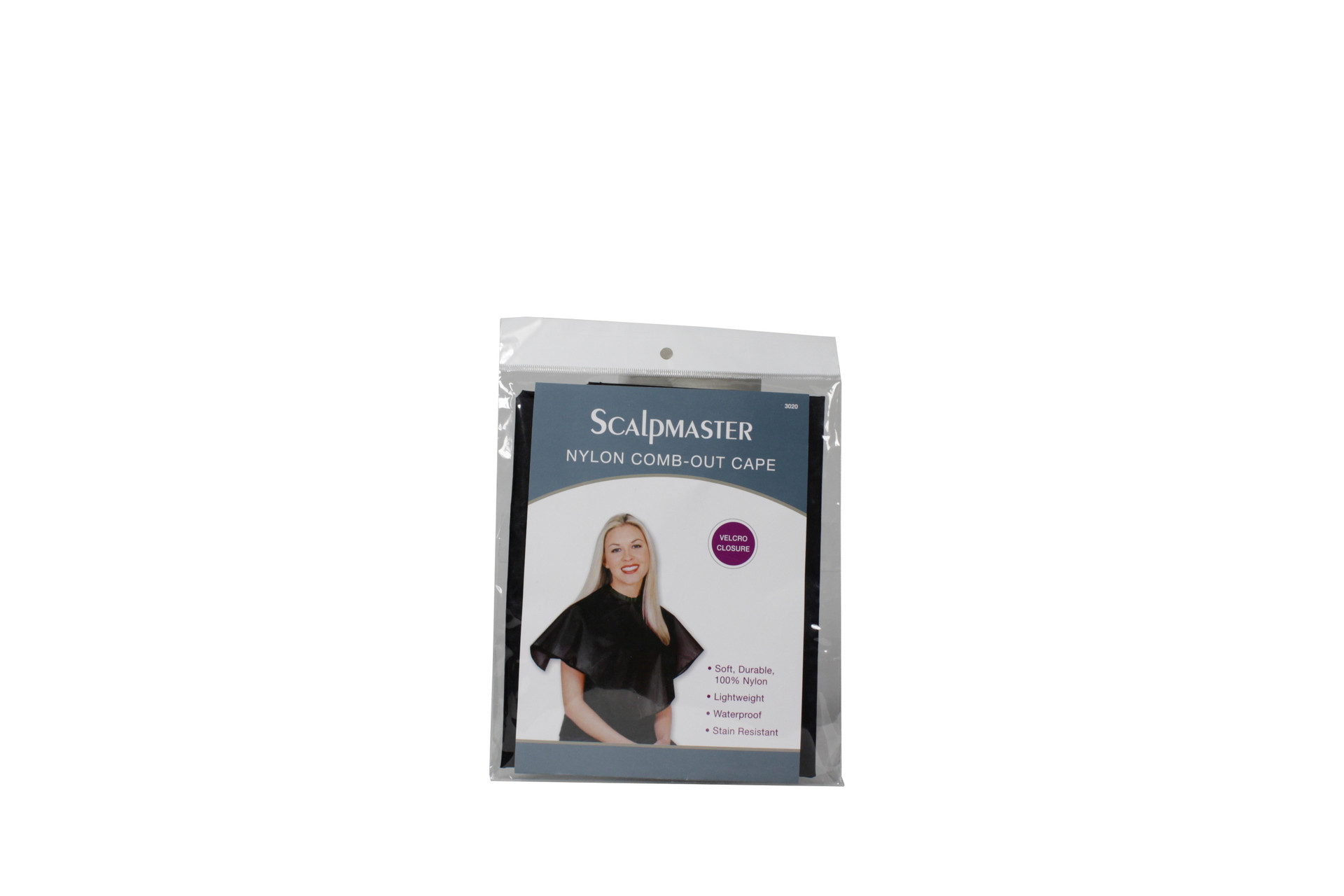 NYLON COMB-OUT CAPE NEGRO