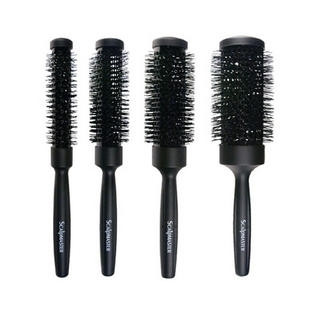4 PC. ROUND THERMAL BRUSH SET 7 OZ