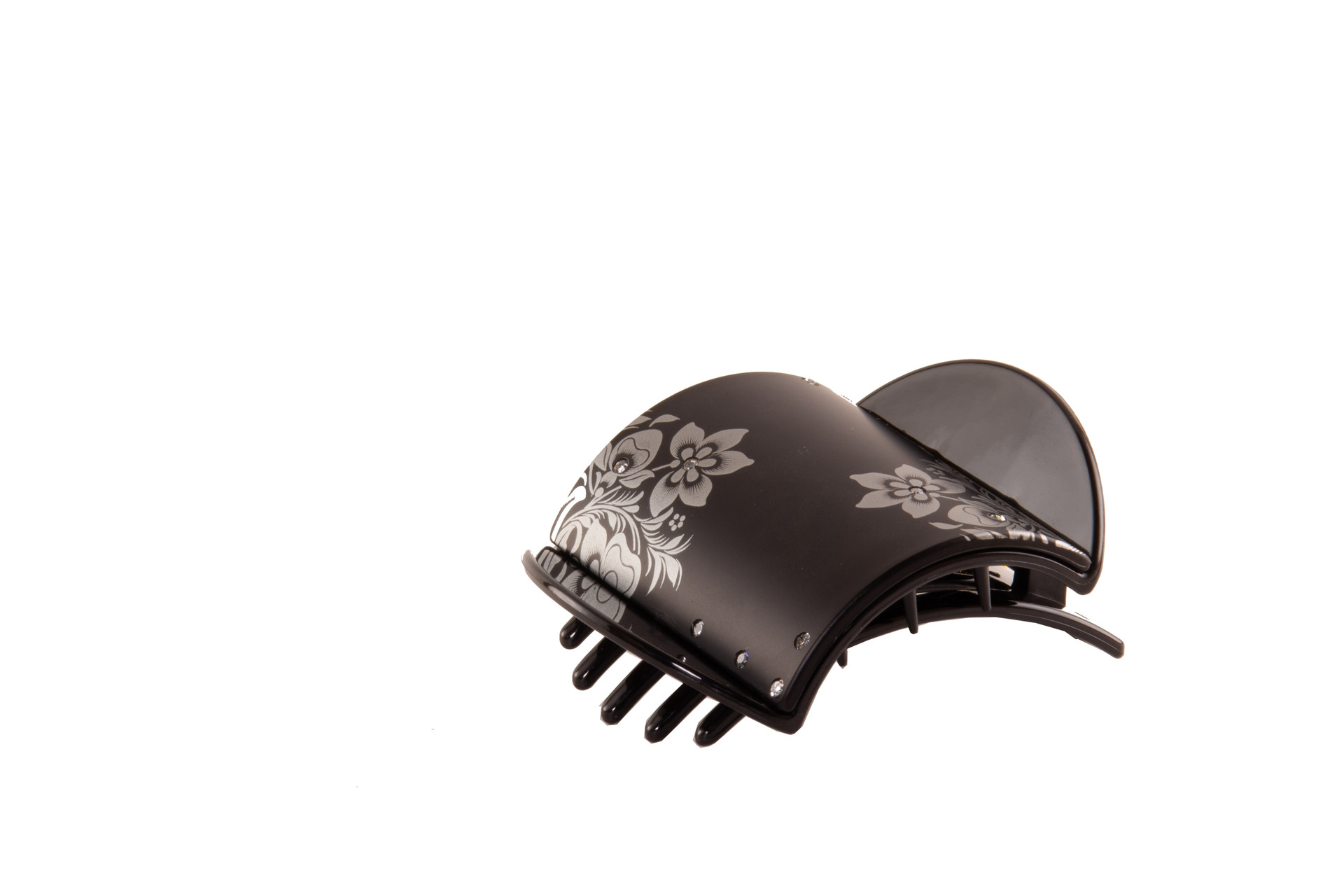 CLAMP LARGE BLACK SILVER