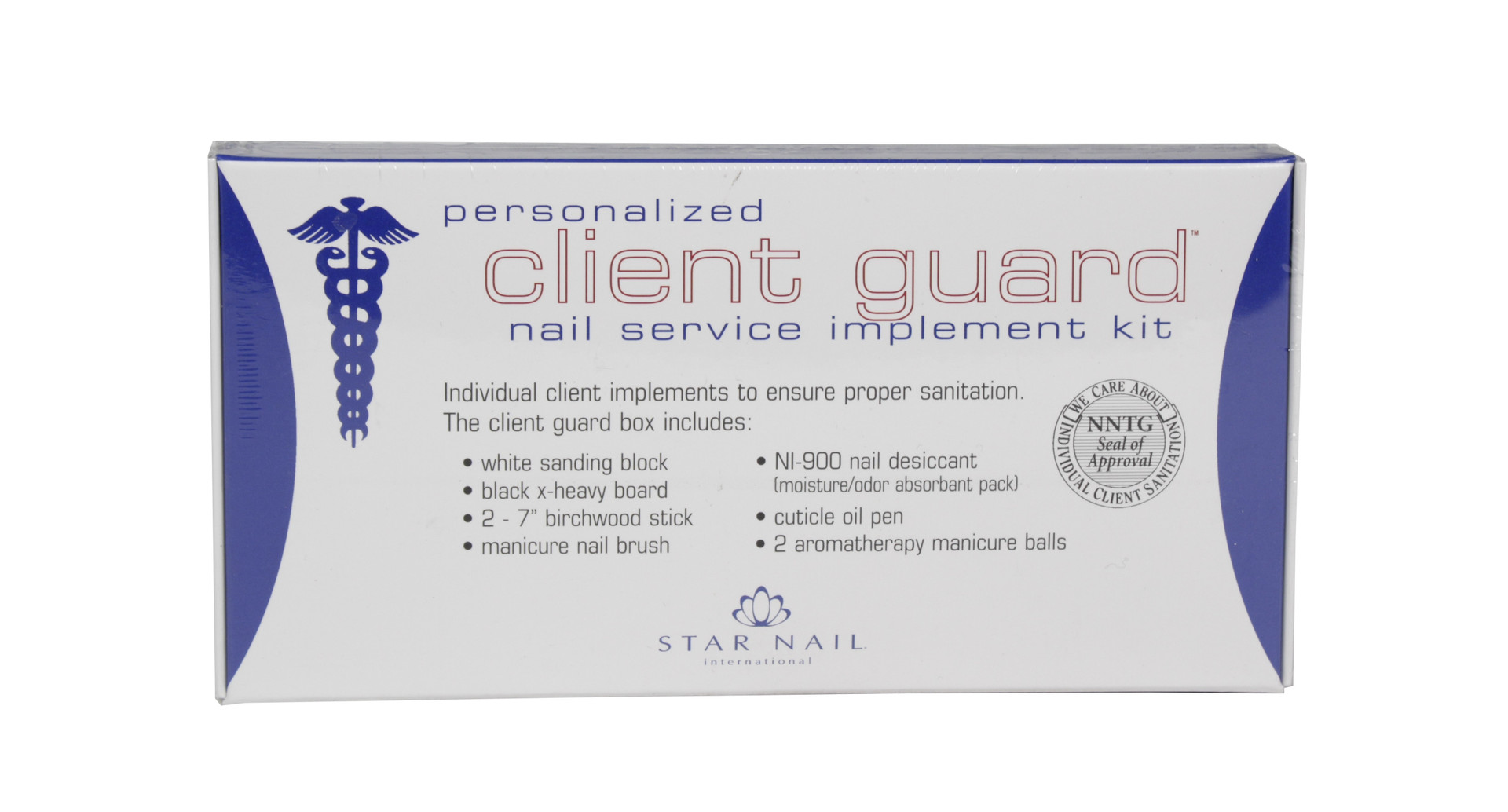 STAR NAIL PERSONALIZED CLIENT GUARD NAIL SERVICE IMPLEMENT KIT