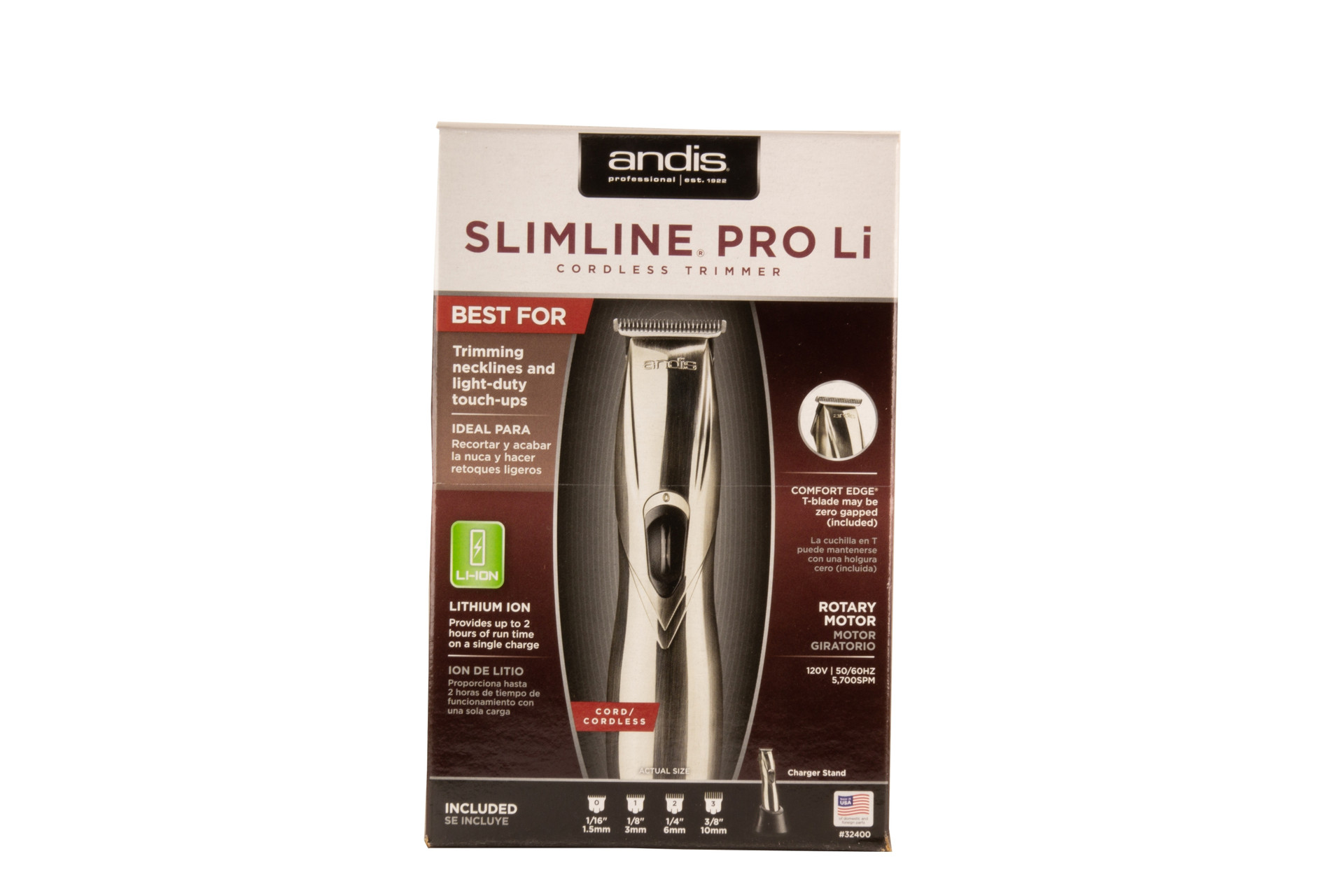 ANDIS PROFESSIONAL SLIMLINE PRO LI CORDLESS TRIMMER #32810