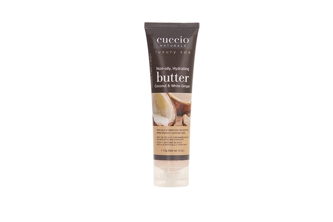 CUCCIO NATURALE LUXURY SPA BUTTER COCONUT & WHITE GINGER NON-OILY HYDRATING BLEND FOR FEET & BODY 4 OZ