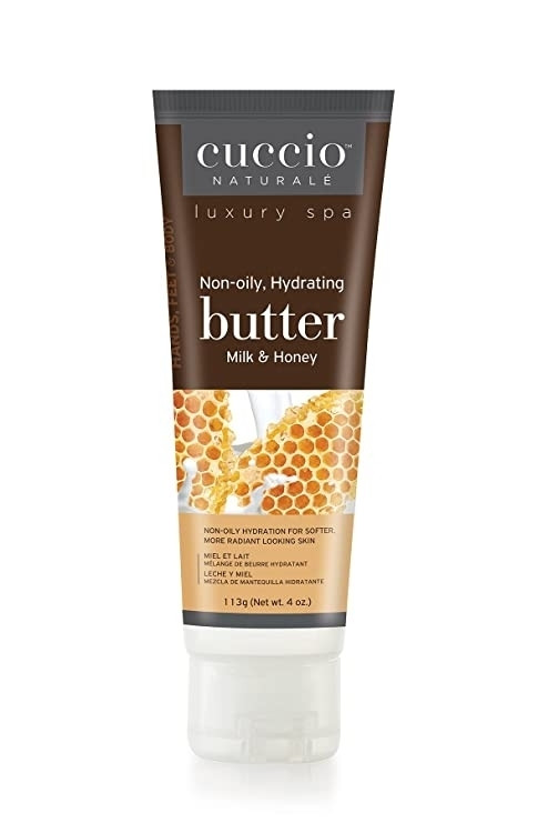 CUCCIO NATURALE LUXURY SPA NON-OILY HYDRATING BUTTER MILK & HONEY 4 OZ