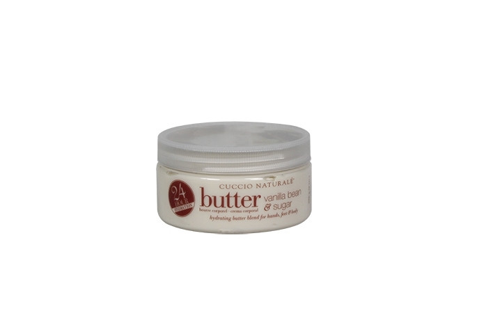 CUCCIO NATURALE BUTTER VANILLA BEAN & SUGAR HYDRATING BUTTER BLEND FOR HANDS, FEET & BODY 8 OZ