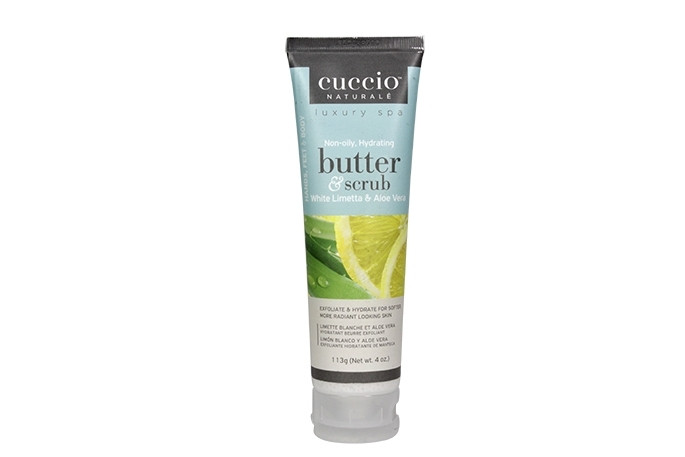 CUCCIO NATURALE LUXURY SPA BUTTER & SCRUB WHITE LIMETTA & ALOE VERA 4 OZ