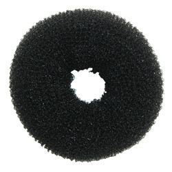 SOFT'N STYLE HAIR DONUT LARGE BLK HD-10