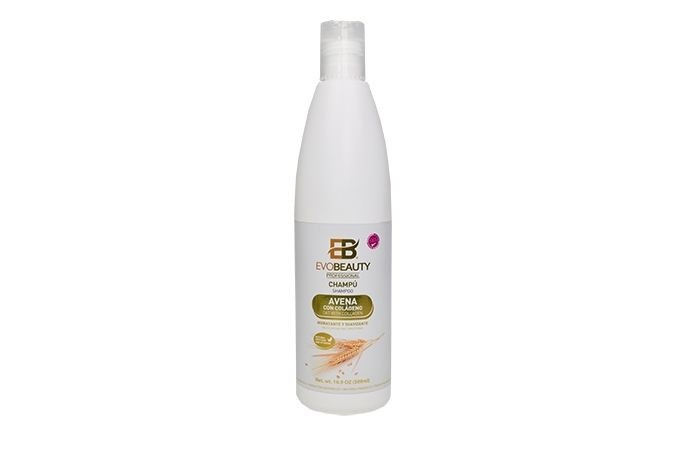 EVO BEAUTY SHAMPOO AVENA CON COLÁGENO 16 OZ