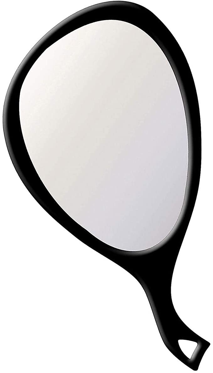 BURMAX SINGLE-SIDED HAND HELD MIRROR 20 OZ.