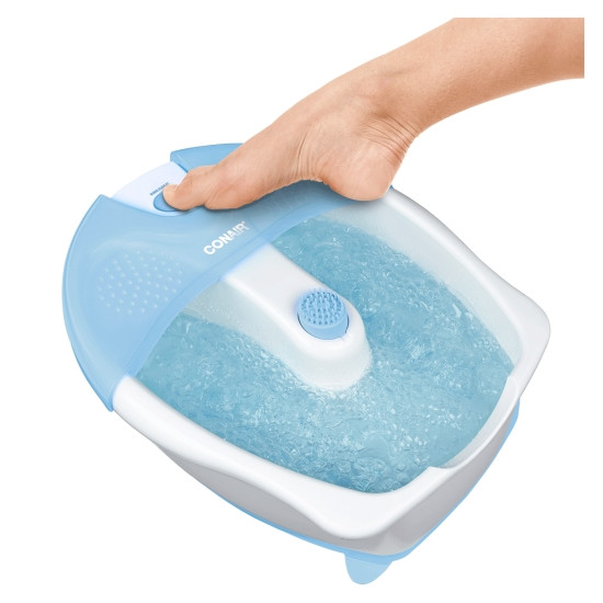 FOOTBATH HIDROMASAJE PARA PIES SASSY FEET CON VIBRACIÓN CALOR Y JUEGO DE PEDICURA