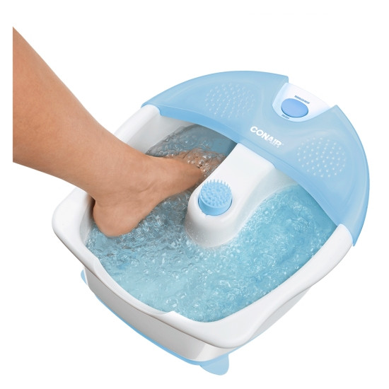 FOOTBATH HIDROMASAJE PARA PIES SASSY FEET CON VIBRACIÓN CALOR Y JUEGO DE PEDICURA