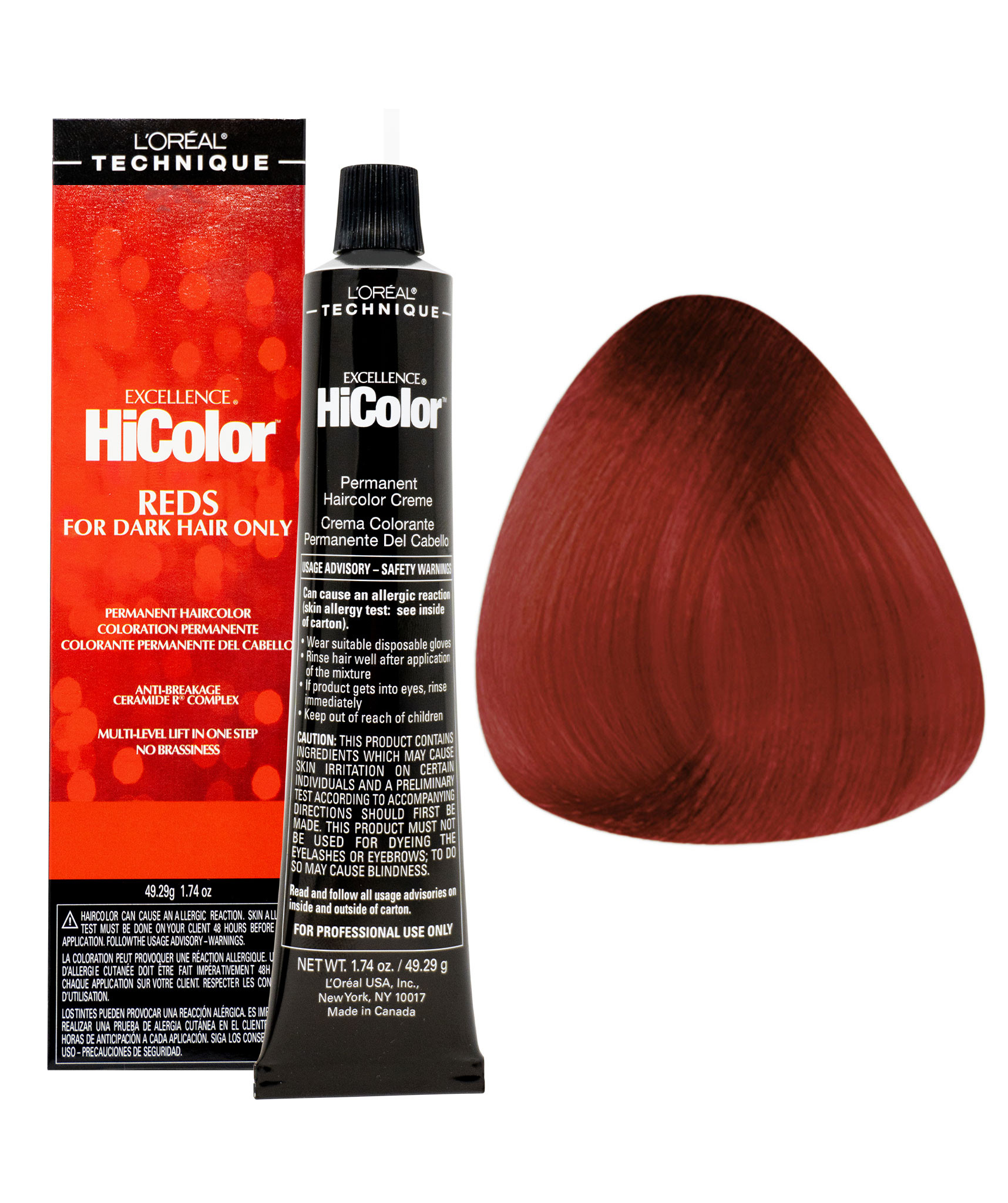 TINTE LOREAL EXCELLENCE HICOLOR BROWNS H6 LIGHT AUBURN