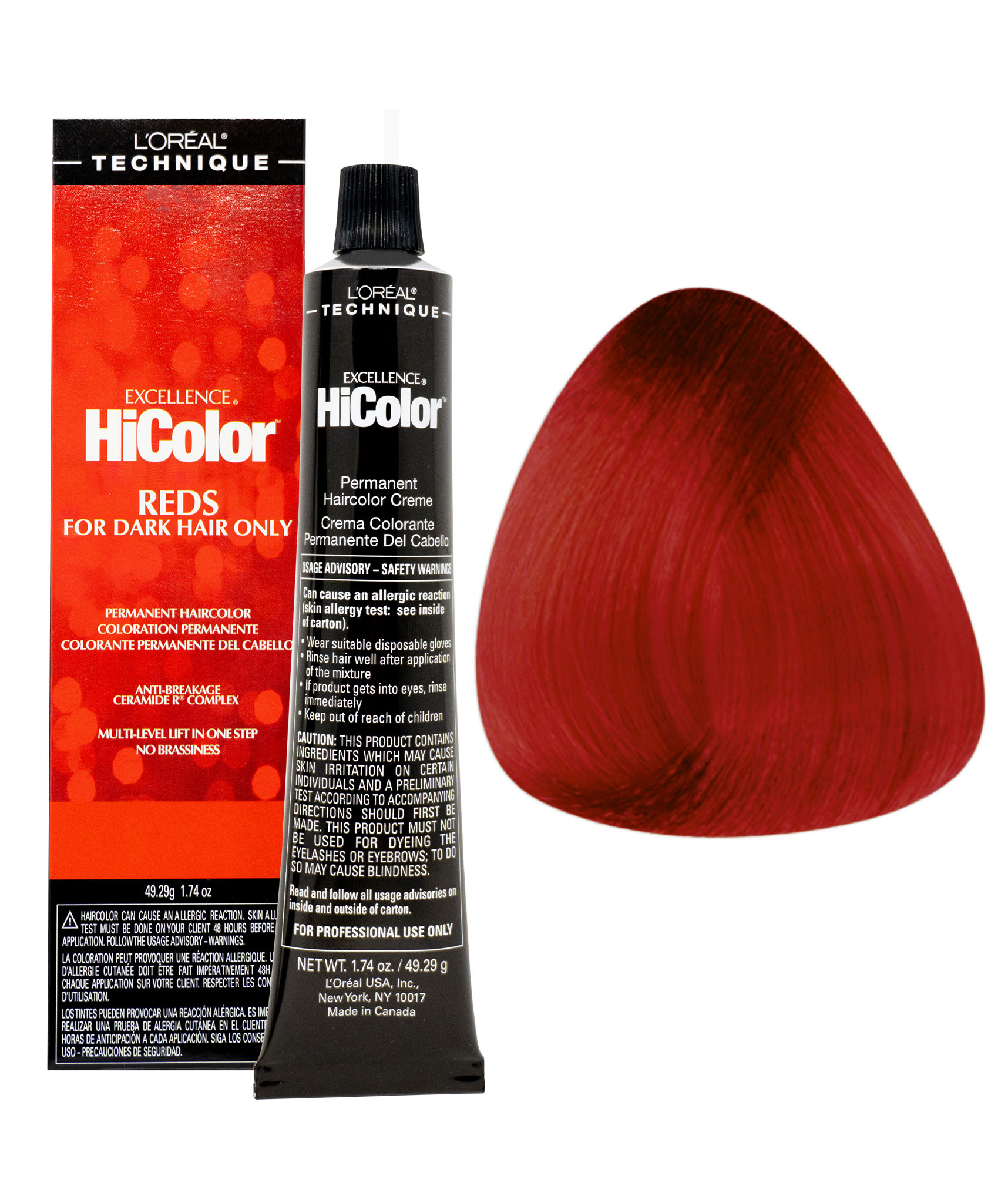 TINTE LOREAL EXCELLENCE HICOLOR BROWNS H8 RED FIRE