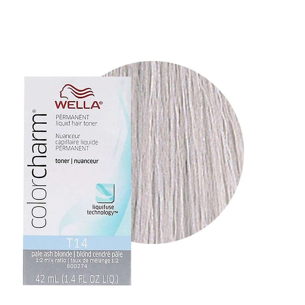 TINTE WELLA COLOR CHARM LIQUID TONER PALE ASH BLONDE #T14