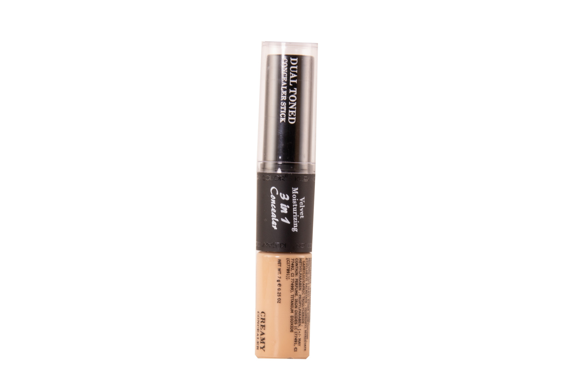 KLEANCOLOR VELVET MOISTURIZING 3 IN 1 CONCEALER NATURAL BEIGE 0.8 OZ