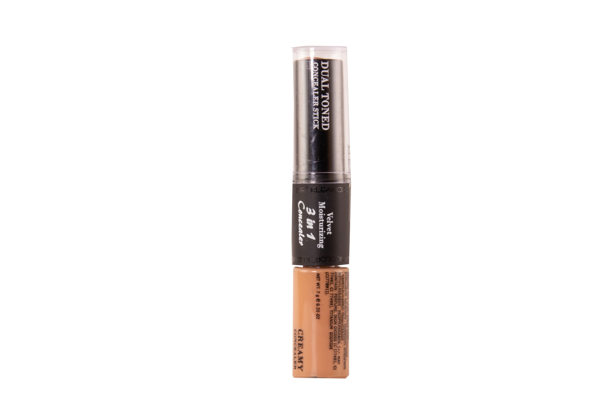 KLEANCOLOR VELVET MOISTURIZING 3 IN 1 CONCEALER DARK BEIGE 0.8 OZ