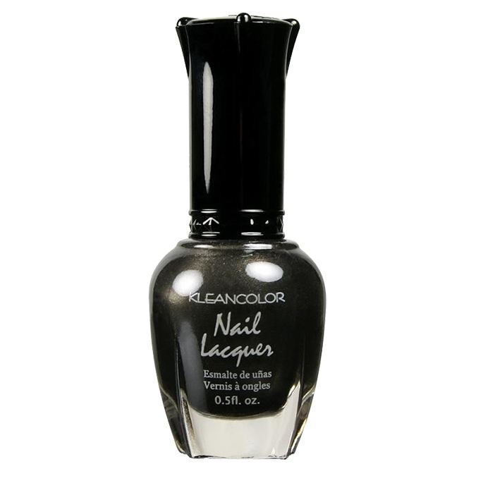 KLEANCOLOR NAIL LACQUER CHARCOAL 0.5 OZ