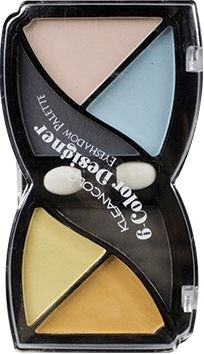 6 COLOR DESIGNER EYESHADOW PALETTE 2250 HEAT & BREEZE