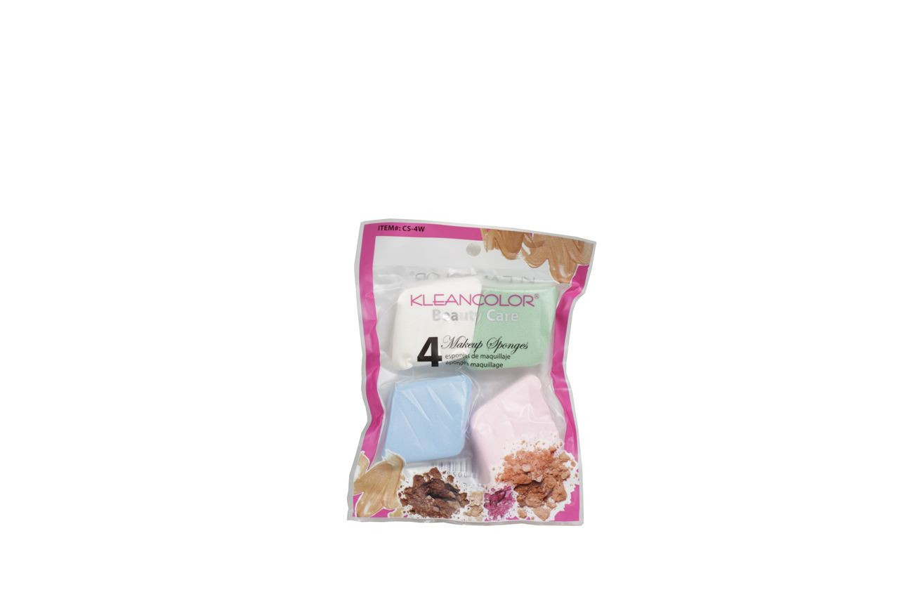 KLEANCOLOR BEAUTY CARE 4 ESPONJAS DE MAQUILLAJE