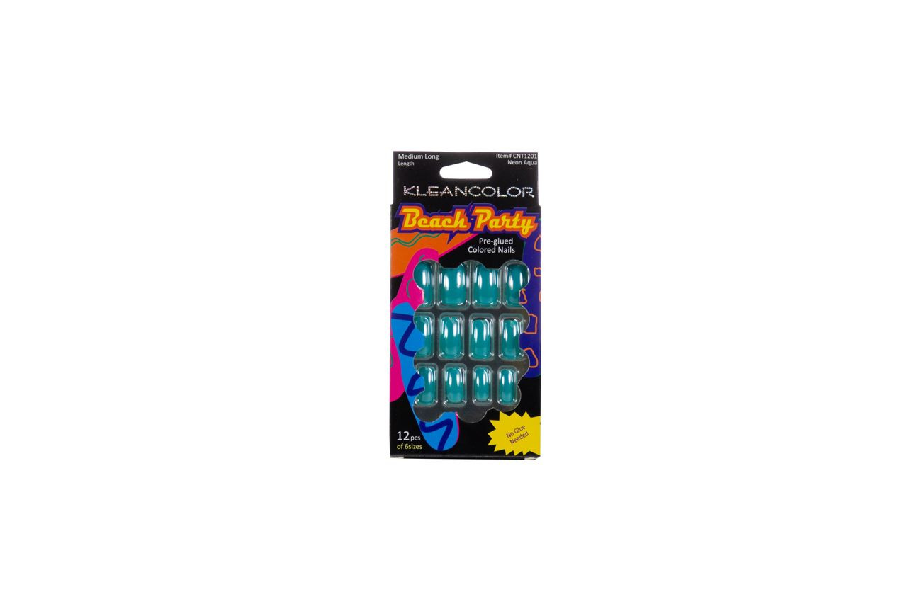 KLEAN TIPS BEACH NEON AQUA