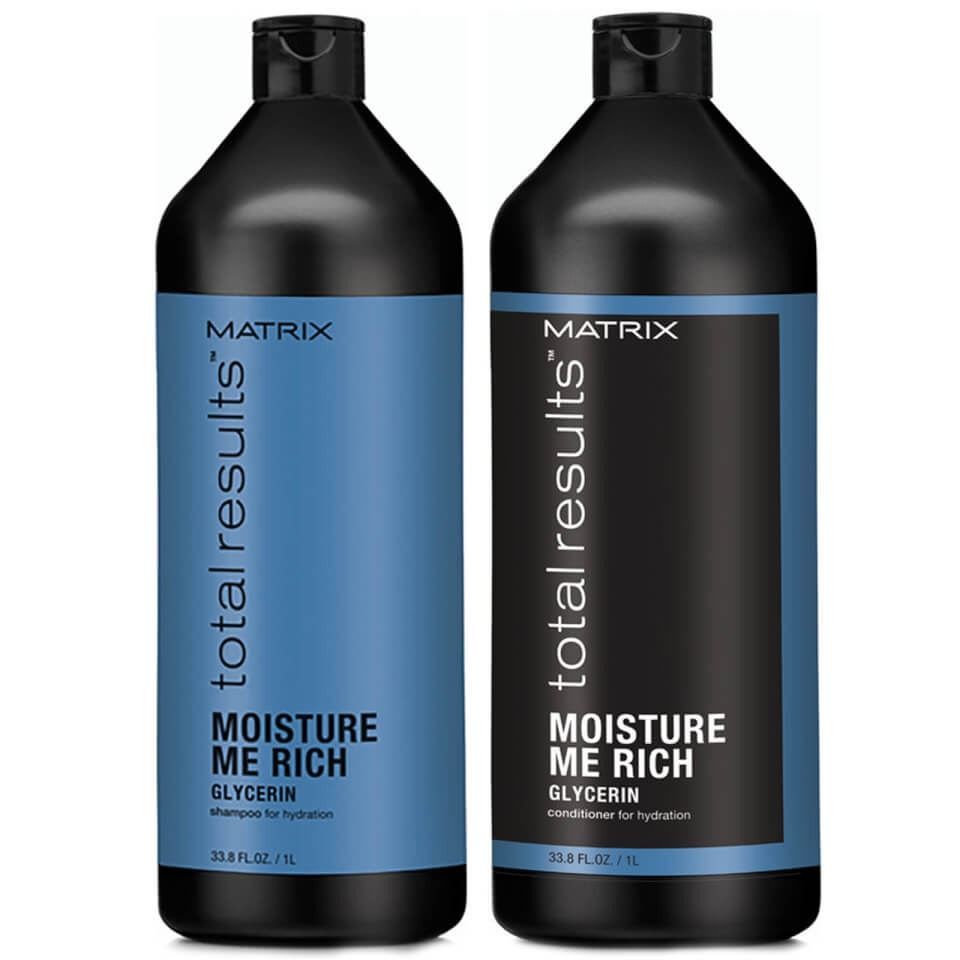 MATRIX TOTAL RESULTS MOISTURE ME SHAMPOO &CONDITIONER DUO LITRO