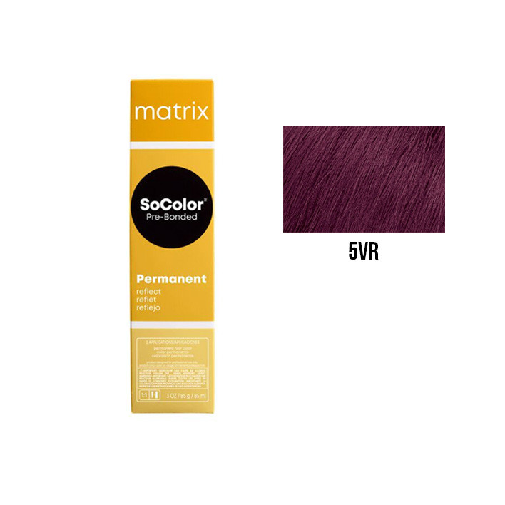 SOCOLOR REFLECT COLLECTION 5VR MEDIUM BROWN VIOLET RED 3 OZ