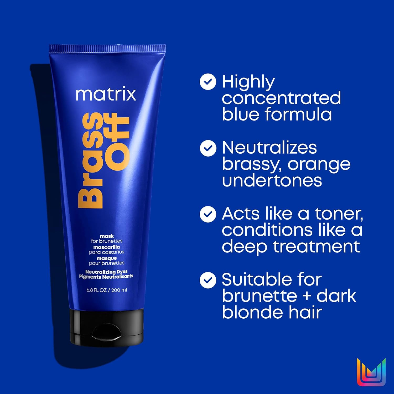 MATRIX BRASS OFF NEUTRALIZING MASK 200 ML