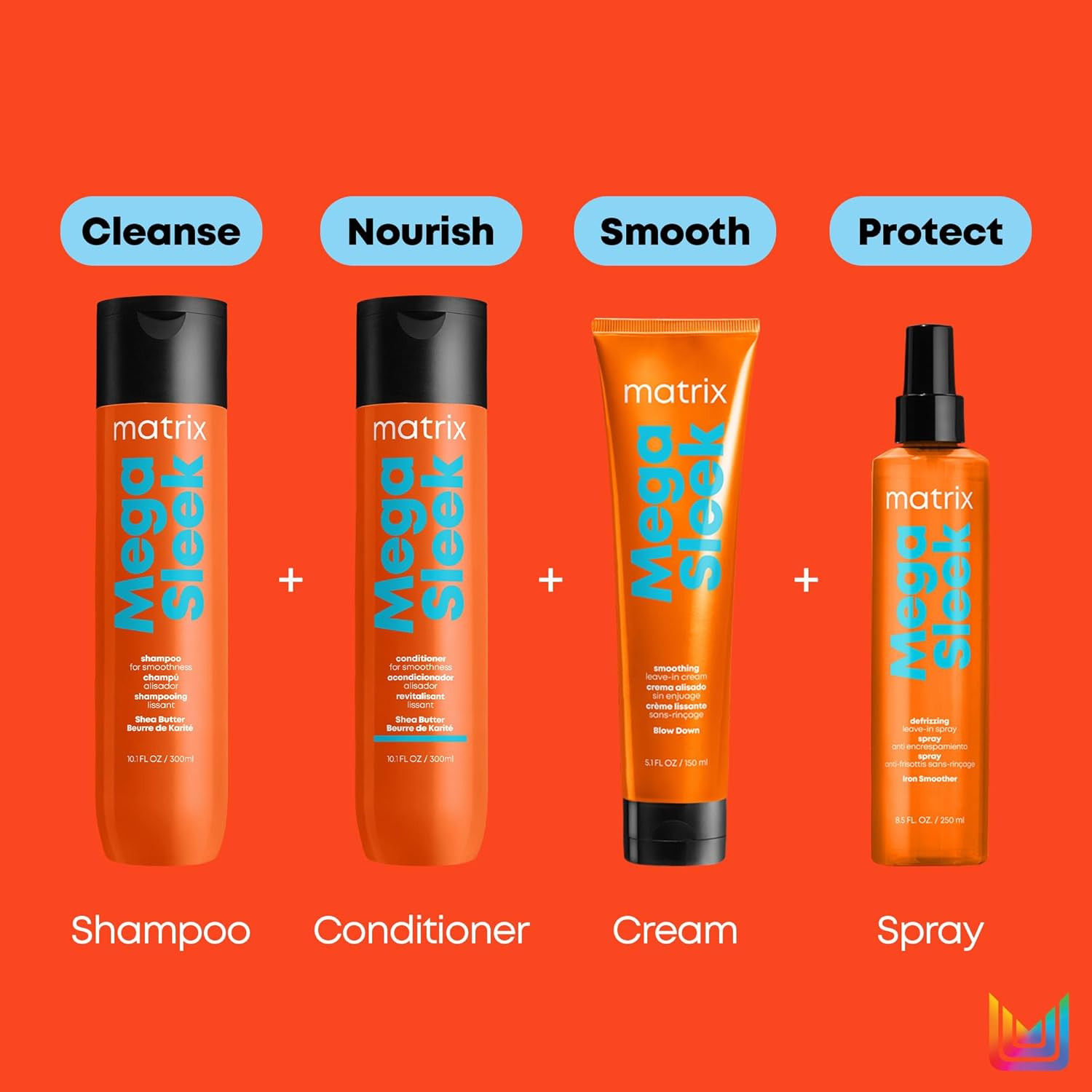MATRIX MEGA SLEEK DEFRIZZING LEAVE-IN 250 ML