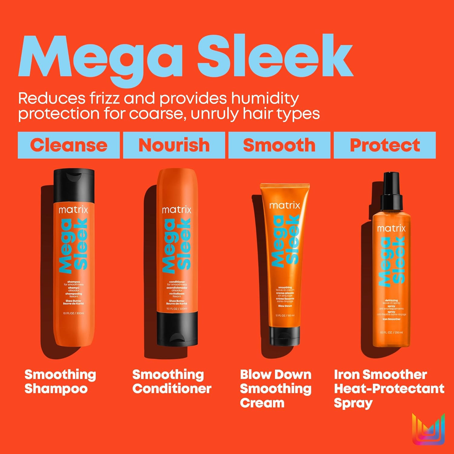 MATRIX MEGA SLEEK SHAMPOO 300 ML