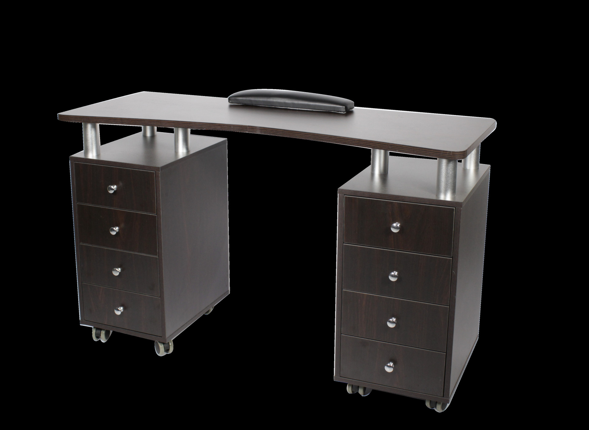 MESA PARA TECNICA DE UÑAS MARRON OSCURO 3461