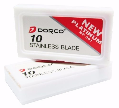 DORCO STAINLESS BLADE ST 301 PK 10 NAVAJAS