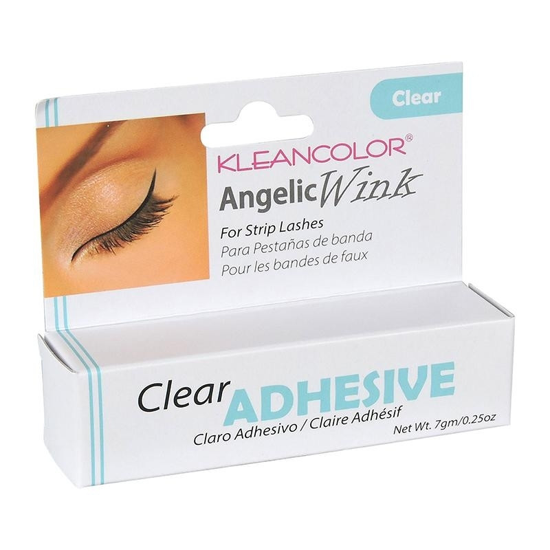 KLEANCOLOR ANGELIC WINK EYELASH CLEAR ADHESIVE 2PK 1GM