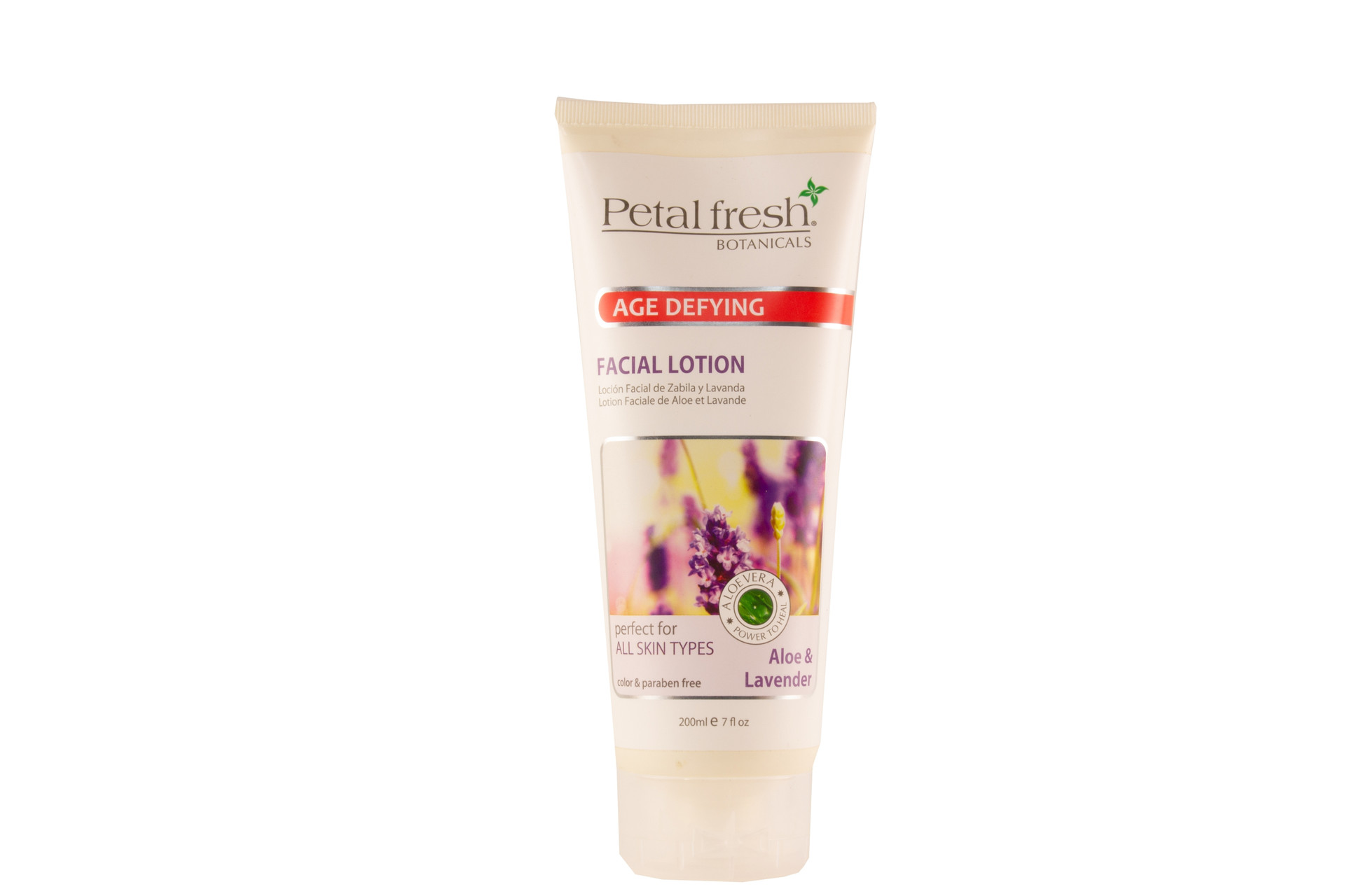 PETAL FRESH AGE DEFYING FACIAL LOTION ALOE & LAVENDER 7 OZ.