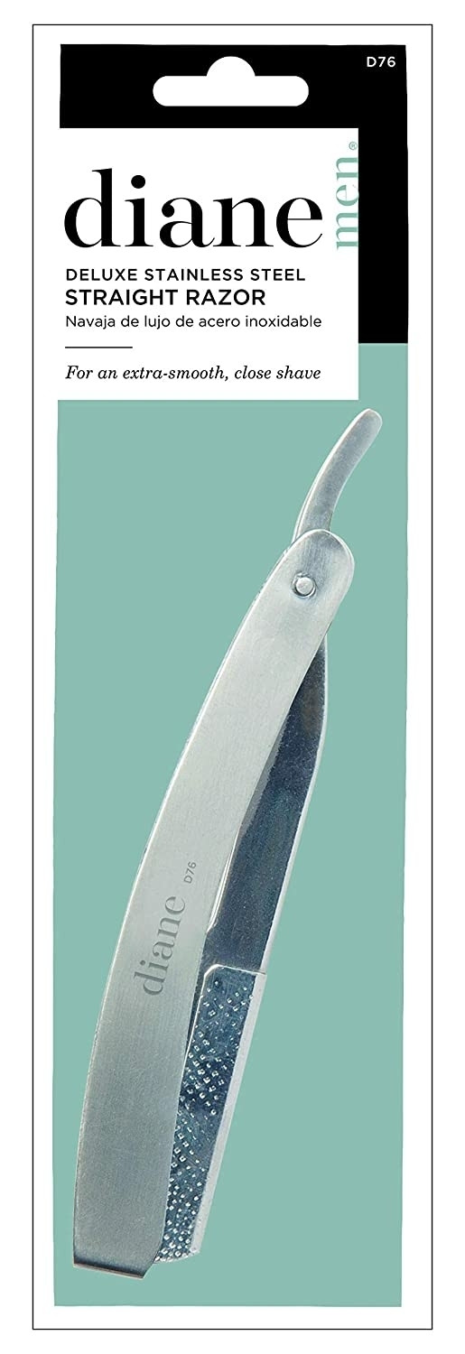 DIANE STRAIGHT RAZOR DELUXE STAINLESS STEEL NAVAJA DE RASURAR