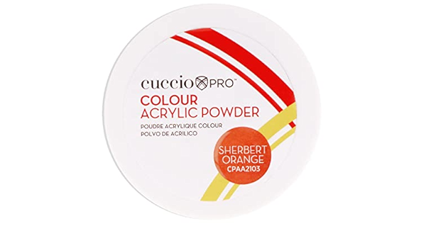 COLOR ACRYLIC POWDER SHERBERT ORANGE 1.6 OZ