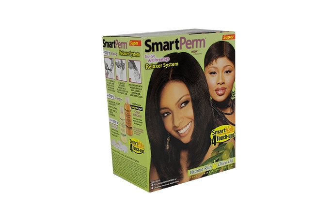 SMARTPERM NO-LYE ANTI-BREAKAGE RELAXER SYSTEM SUPER 4PCK