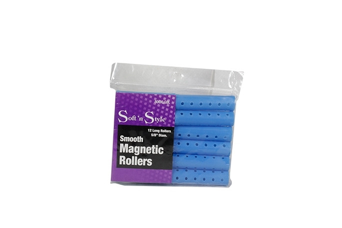 SOFT'N STYLE SMOOTH ROLLERS MAGNETIC BLUE PK/12