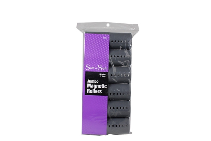 SOFT'N STYLE JUMBO MAGNETIC ROLLERS 12 2 INCH DIAM