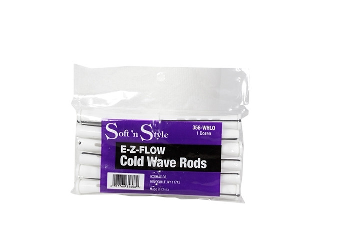 SOFT'N STYLE E-Z-FLOW COLD WAVE RODS WHITE #356WHLO 1 DZ