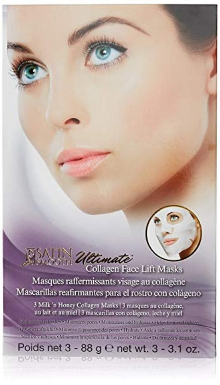 SATIN ULTIMATE COLLAGEN FACE LIFT MASK PK/3