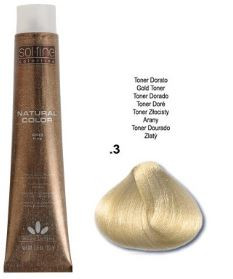 SOLFINE NATURAL COLOR .3 TONER DORADO