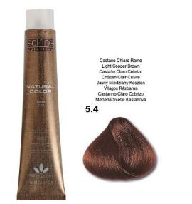 SOLFINE NATURAL COLOR 5.4 LIGHT COPPER BROWN
