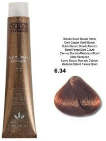SOLFINE NATURAL COLOR #6.34 DARK BLOND COPPER GOLDEN