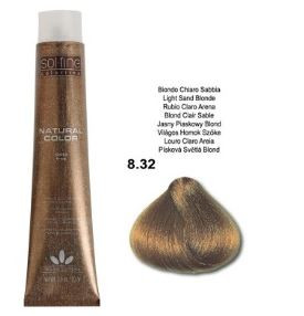SOLFINE NATURAL COLOR 8.32 LIGHT SAND BLONDE