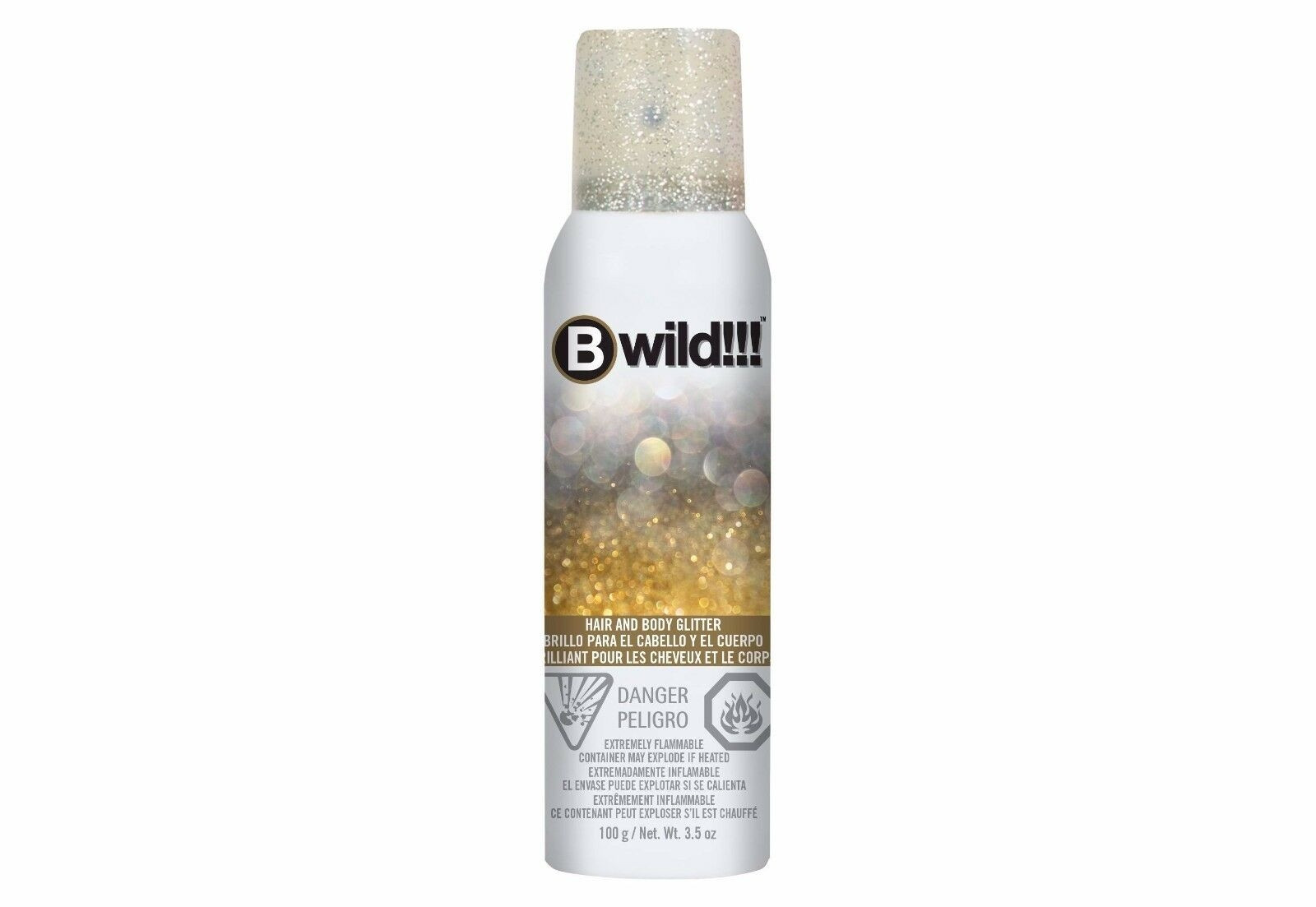 SPRAY FUNKY SILVER GLITTER 3.5