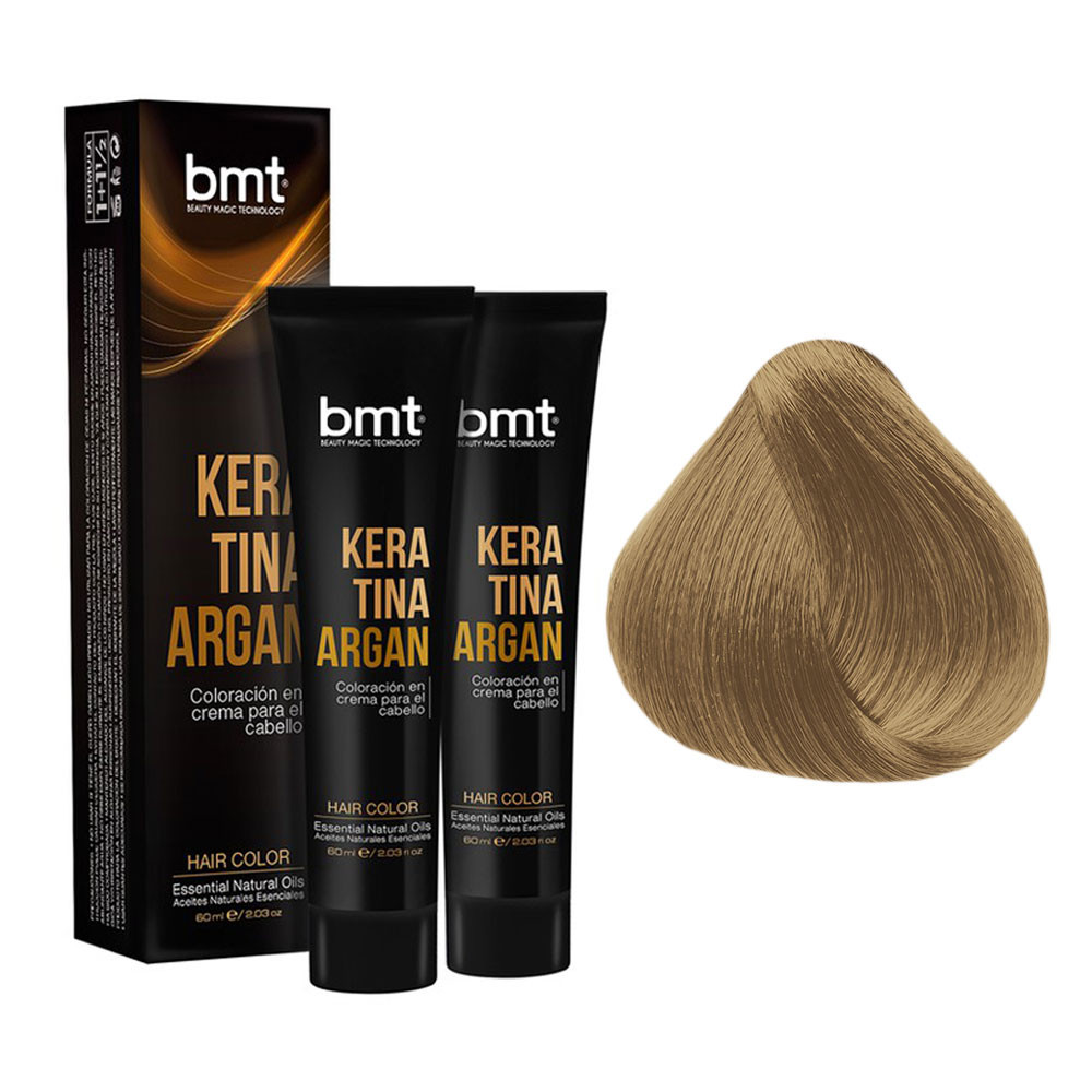 BMT TINTE KERATINA ARGAN 
RUBIO MUY CLARO 9